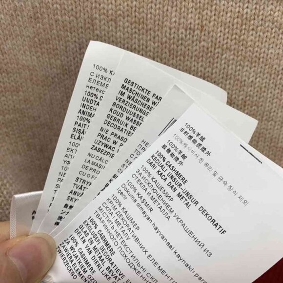 Miu Miu Red and Cream Striped Sweater - Picture 8 of 8